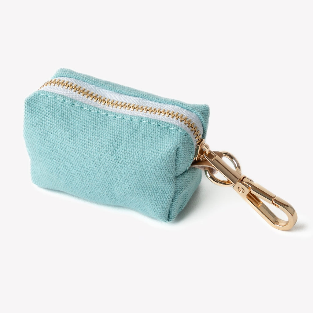 Blue Dog Poop Bag Holder