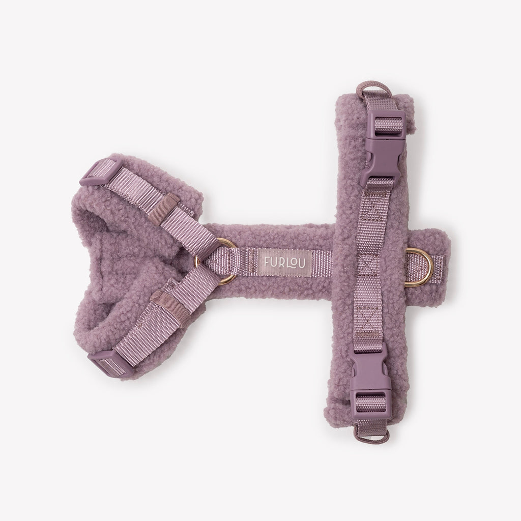 Lilac Sherpa Dog Harness