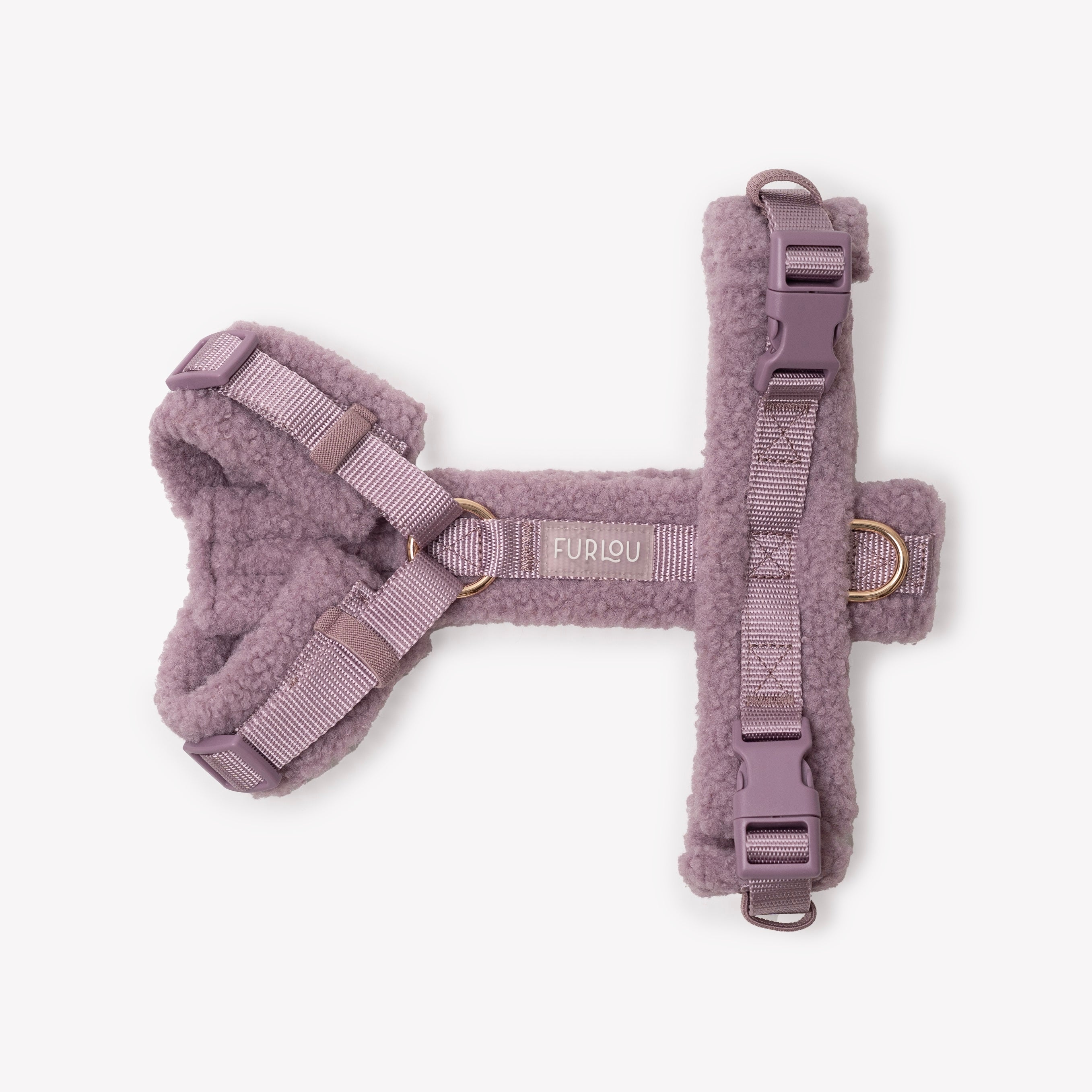 Lilac Sherpa Dog Harness