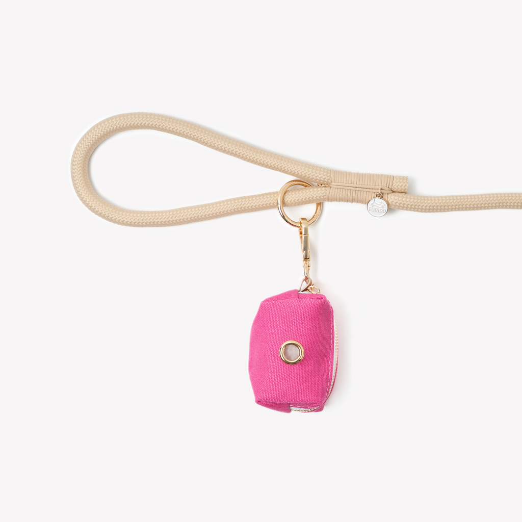 Magenta Dog Poop Bag Holder