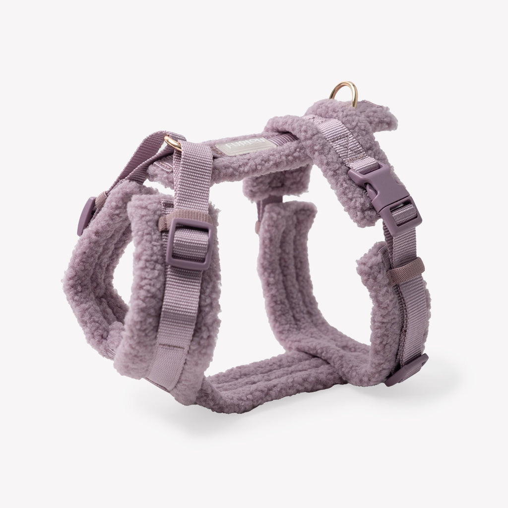 Lilac Sherpa Dog Harness