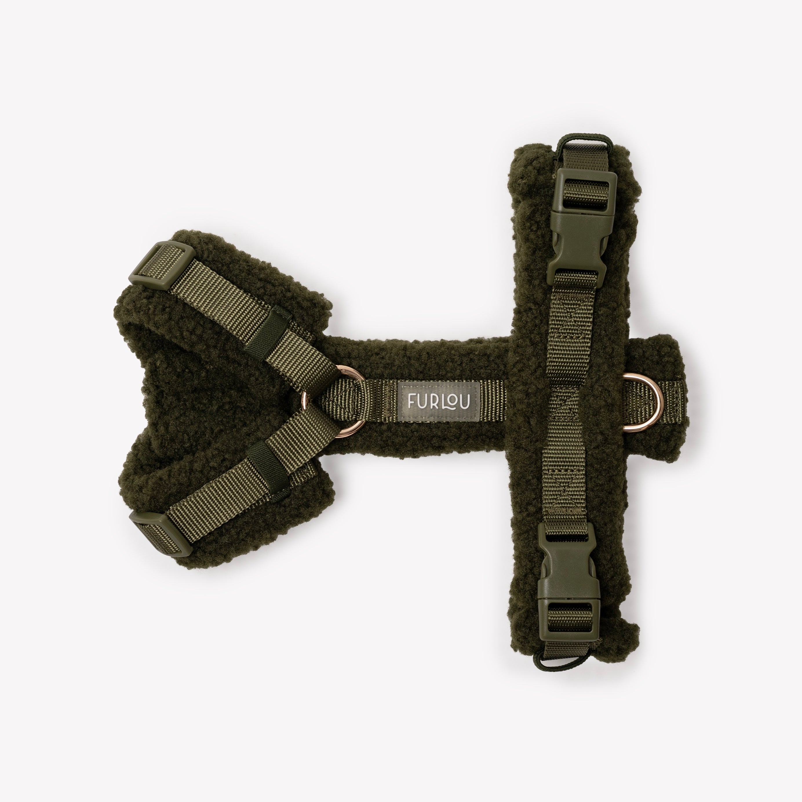 Moss Green Sherpa Dog Harness