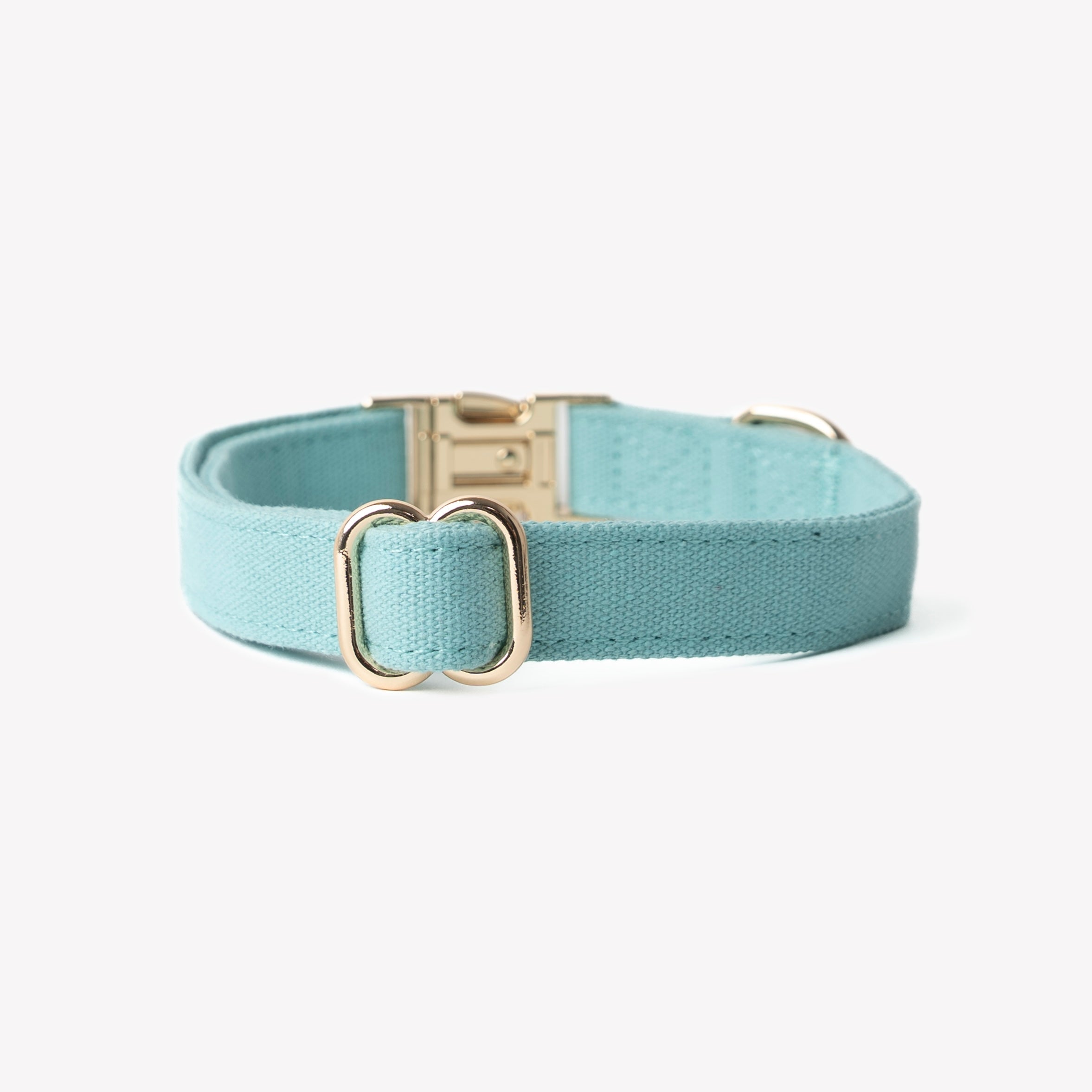 Blue Canvas Dog Collar