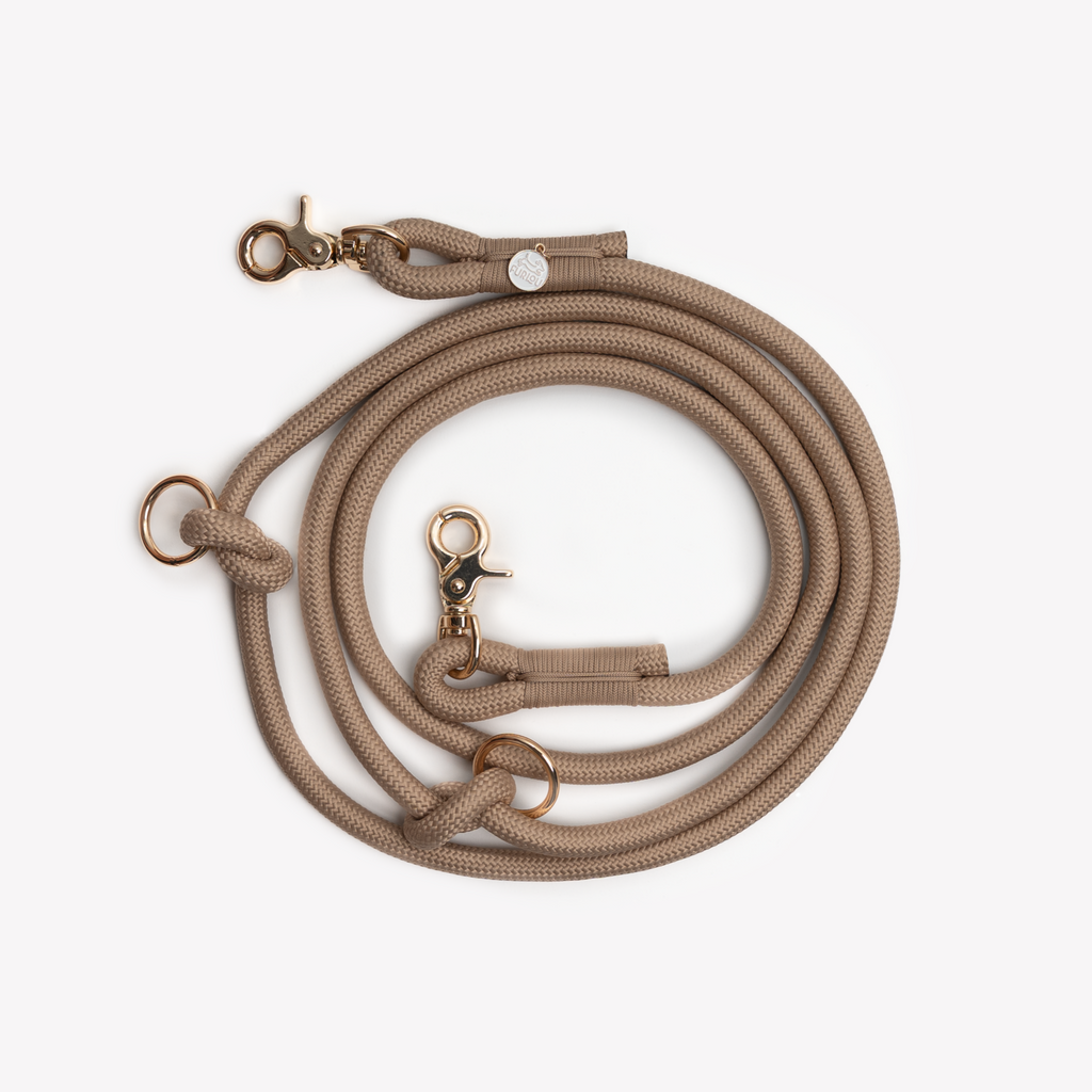 Sand Hands-Free Braided Dog Leash