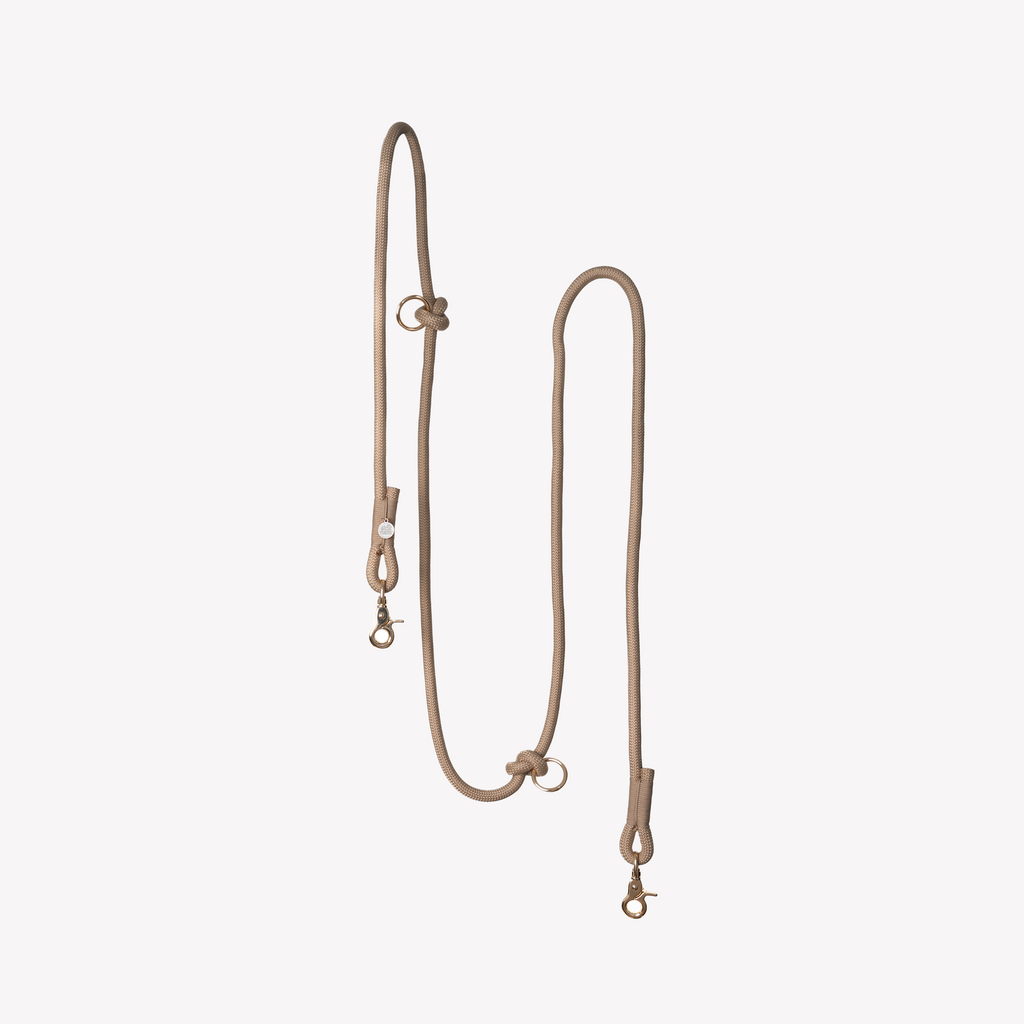 Sand Hands-Free Braided Dog Leash