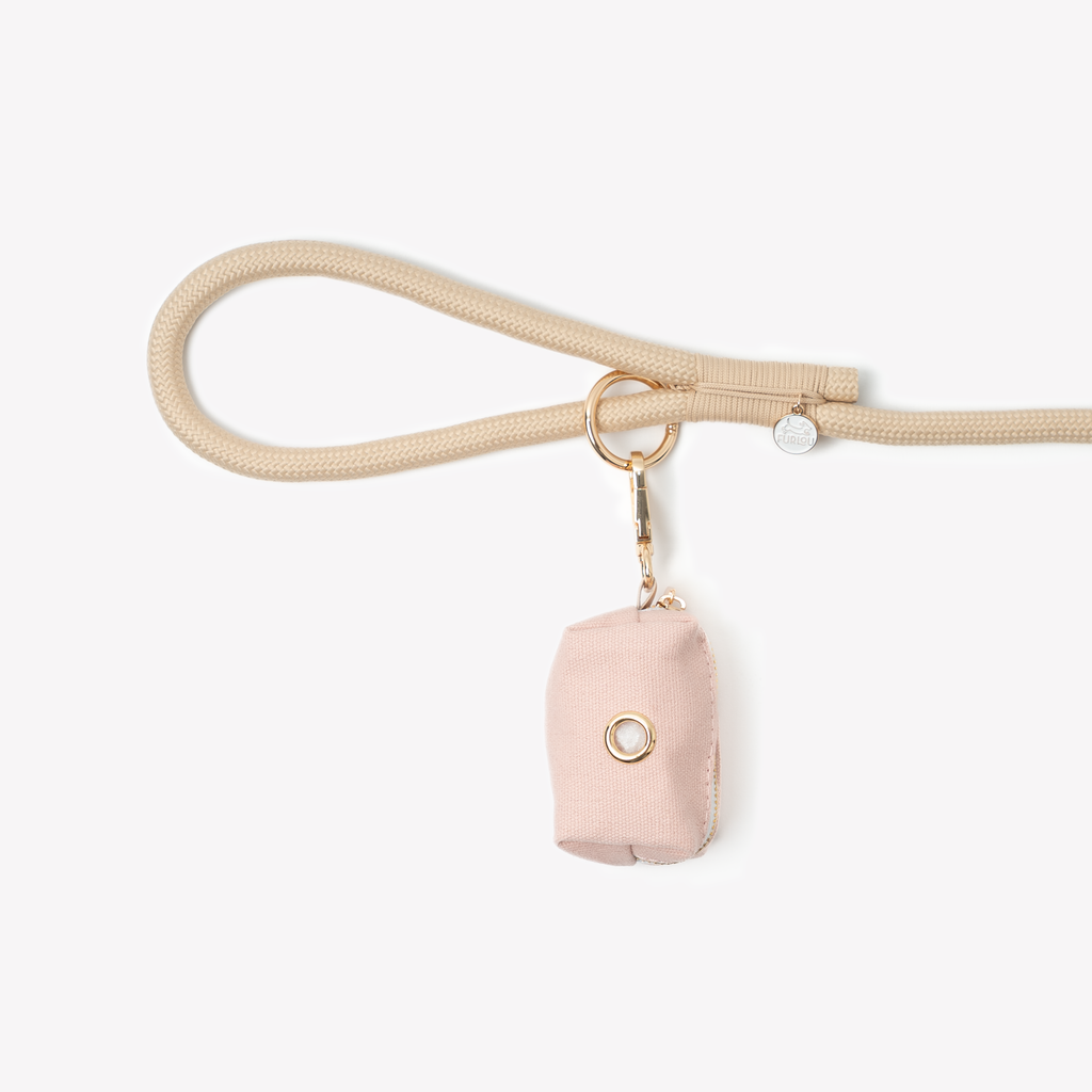 Baby Pink Dog Poop Bag Holder