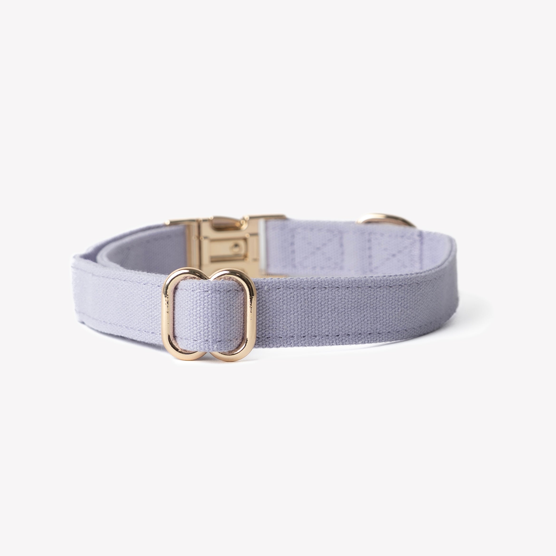 Lavender Canvas Dog Collar