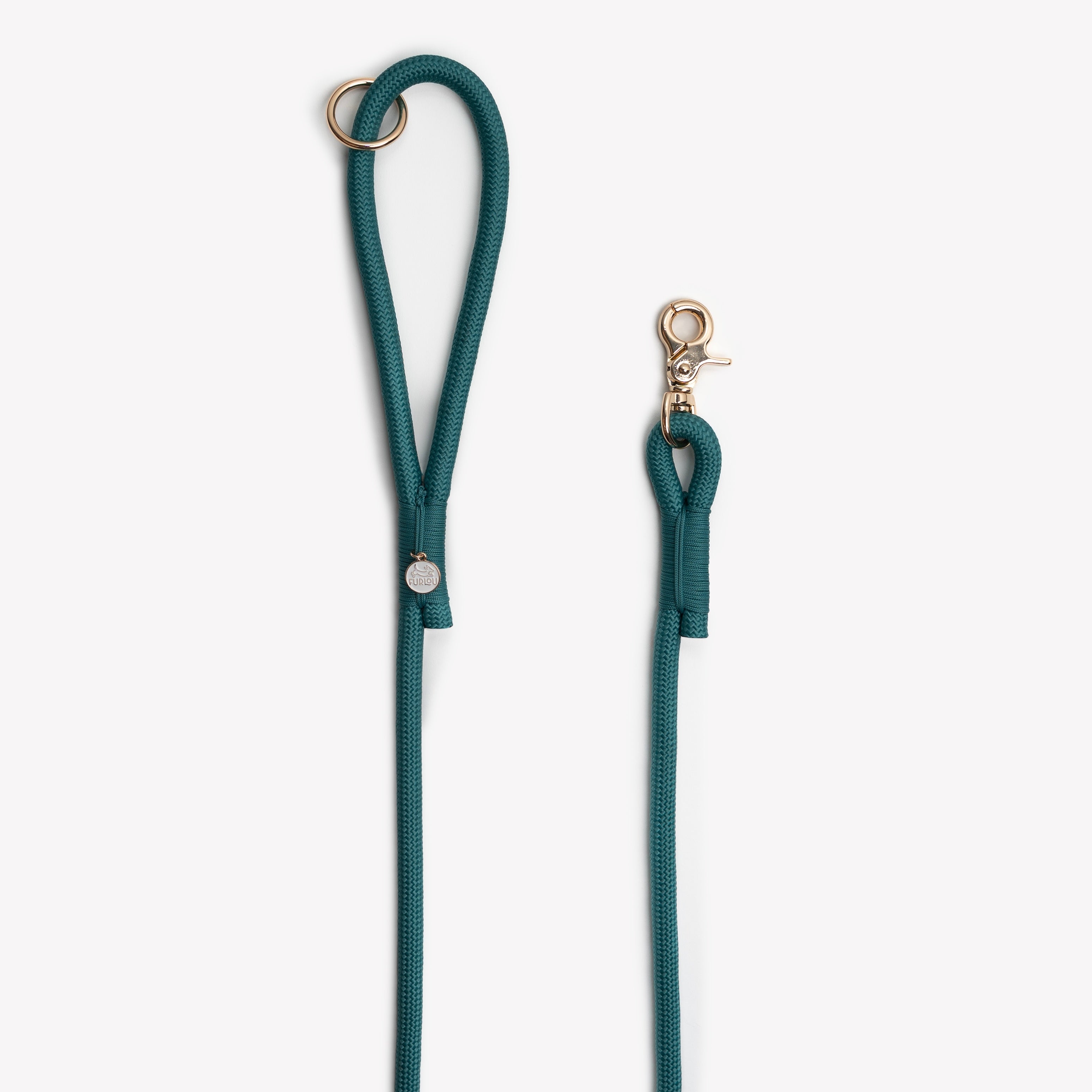 Blue Braided Rope Dog Leash