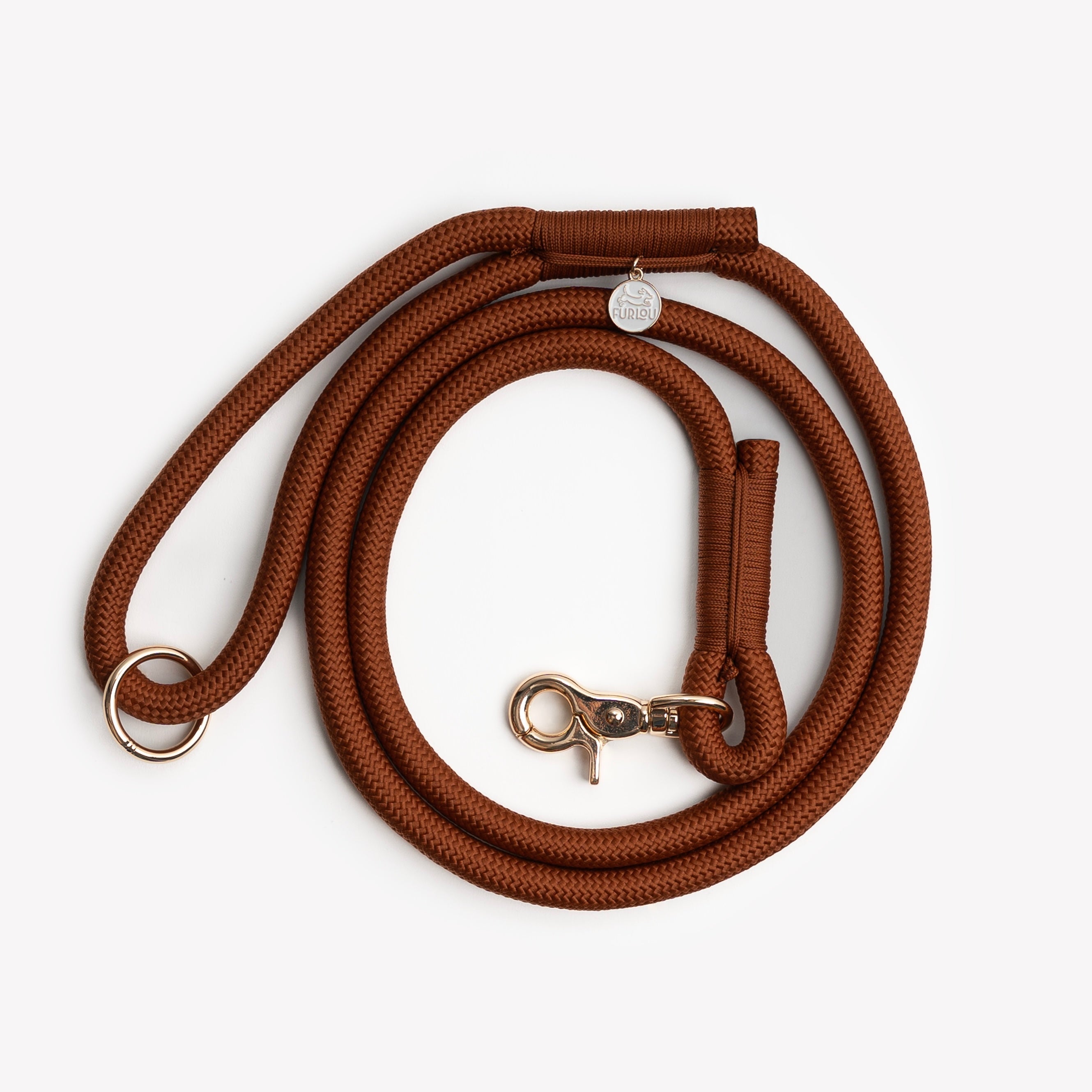 Clay Braided Rope Dog Leash