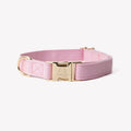 Pink Canvas Dog Collar