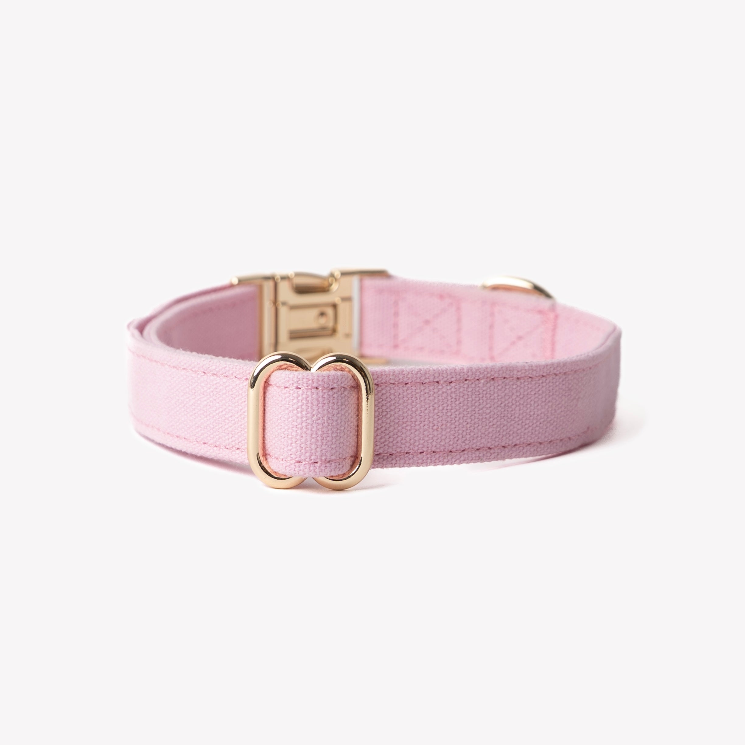 Pink Canvas Dog Collar