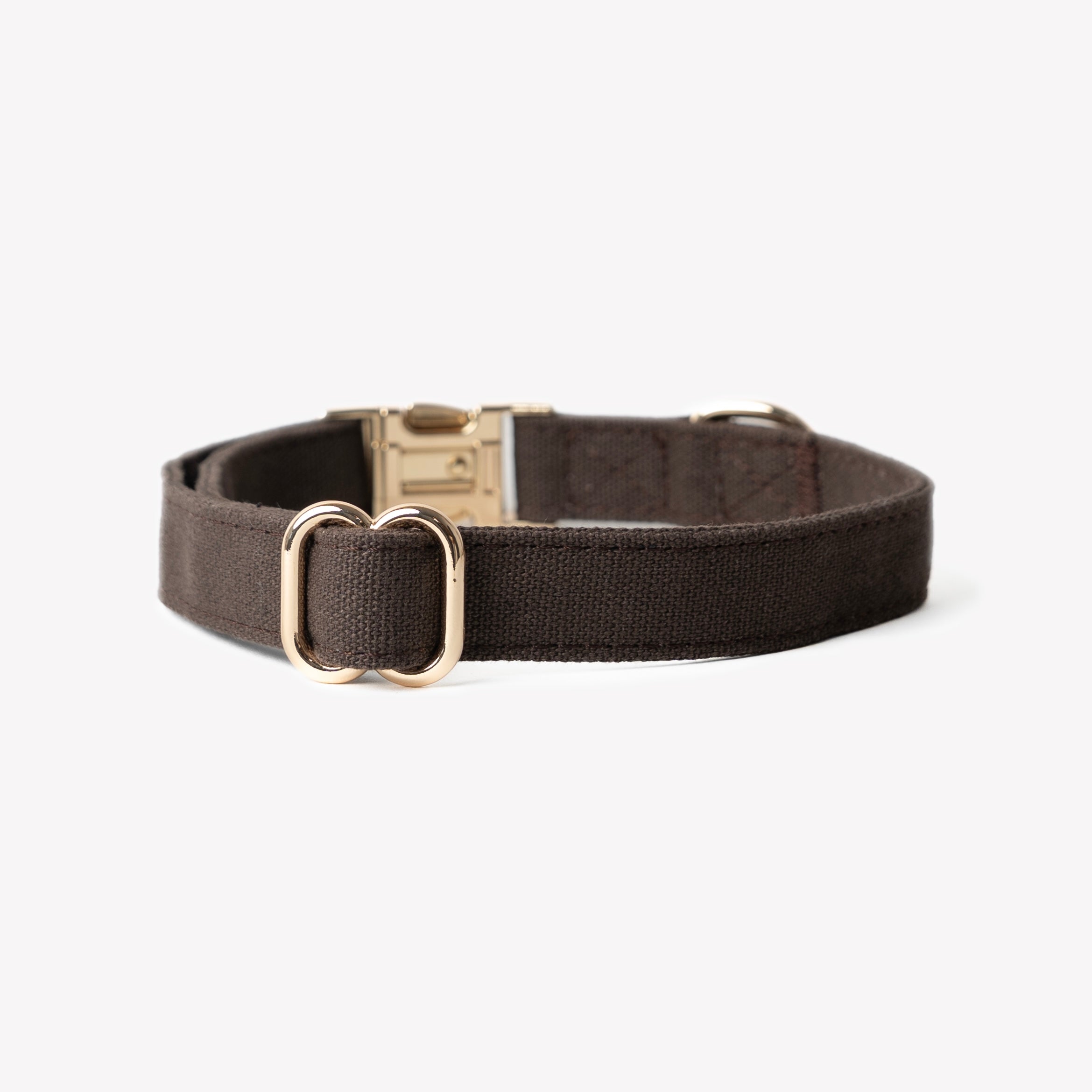 Brown Canvas Dog Collar