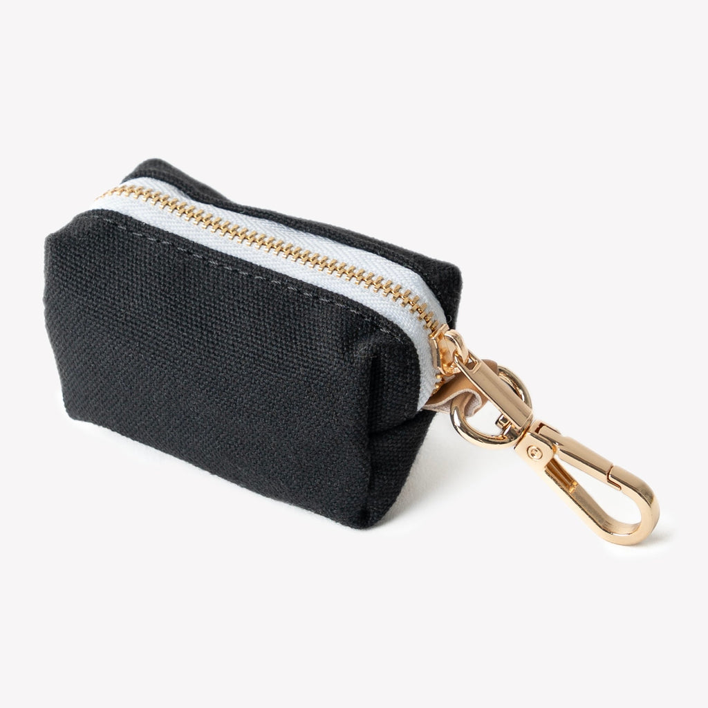 Black Dog Poop Bag Holder