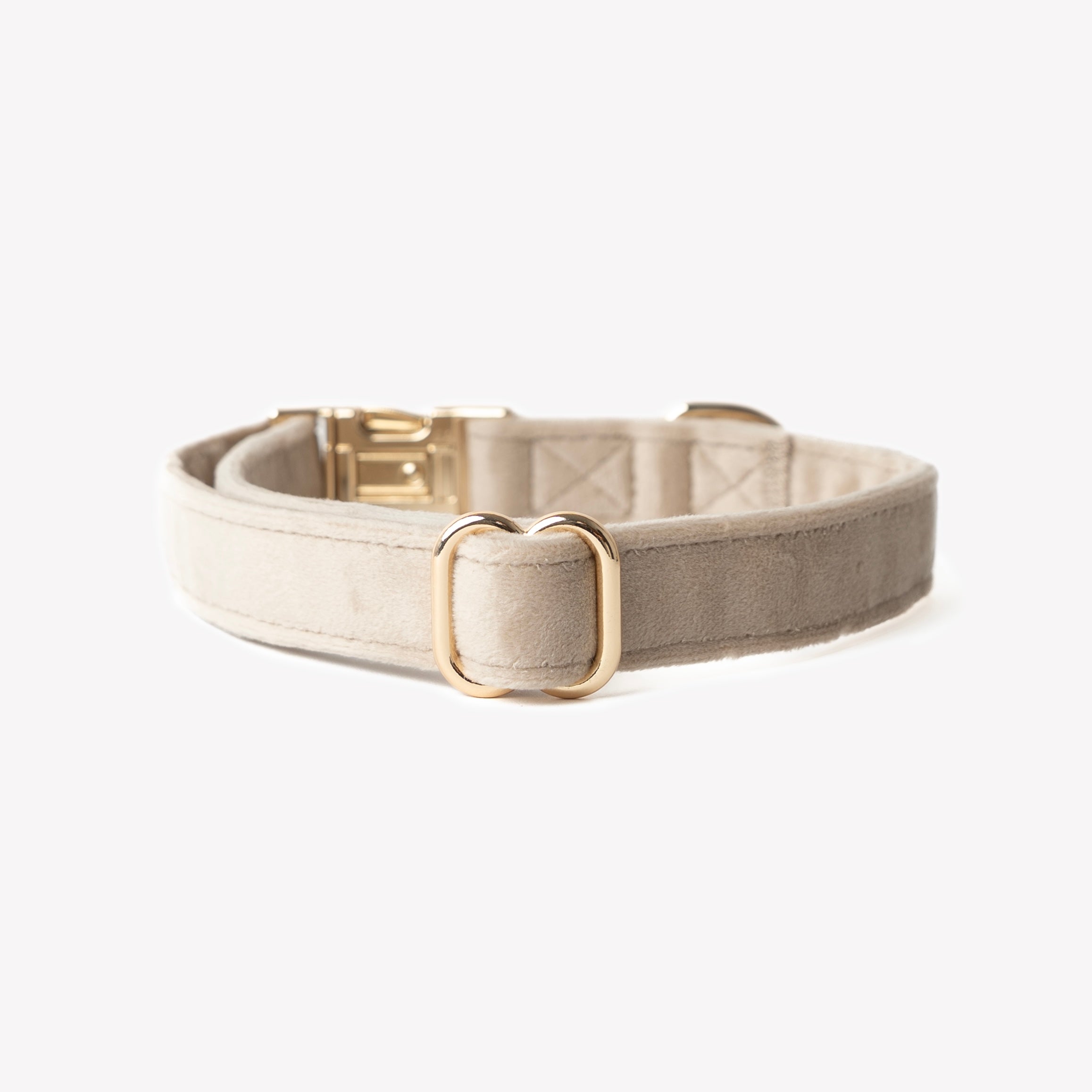 Sand Velvet Dog Collar