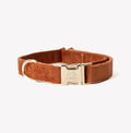 Clay Velvet Dog Collar