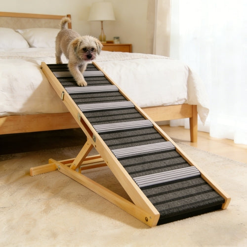 The Luna Ramp™ — Foldable Dog Steps for Couch & Car