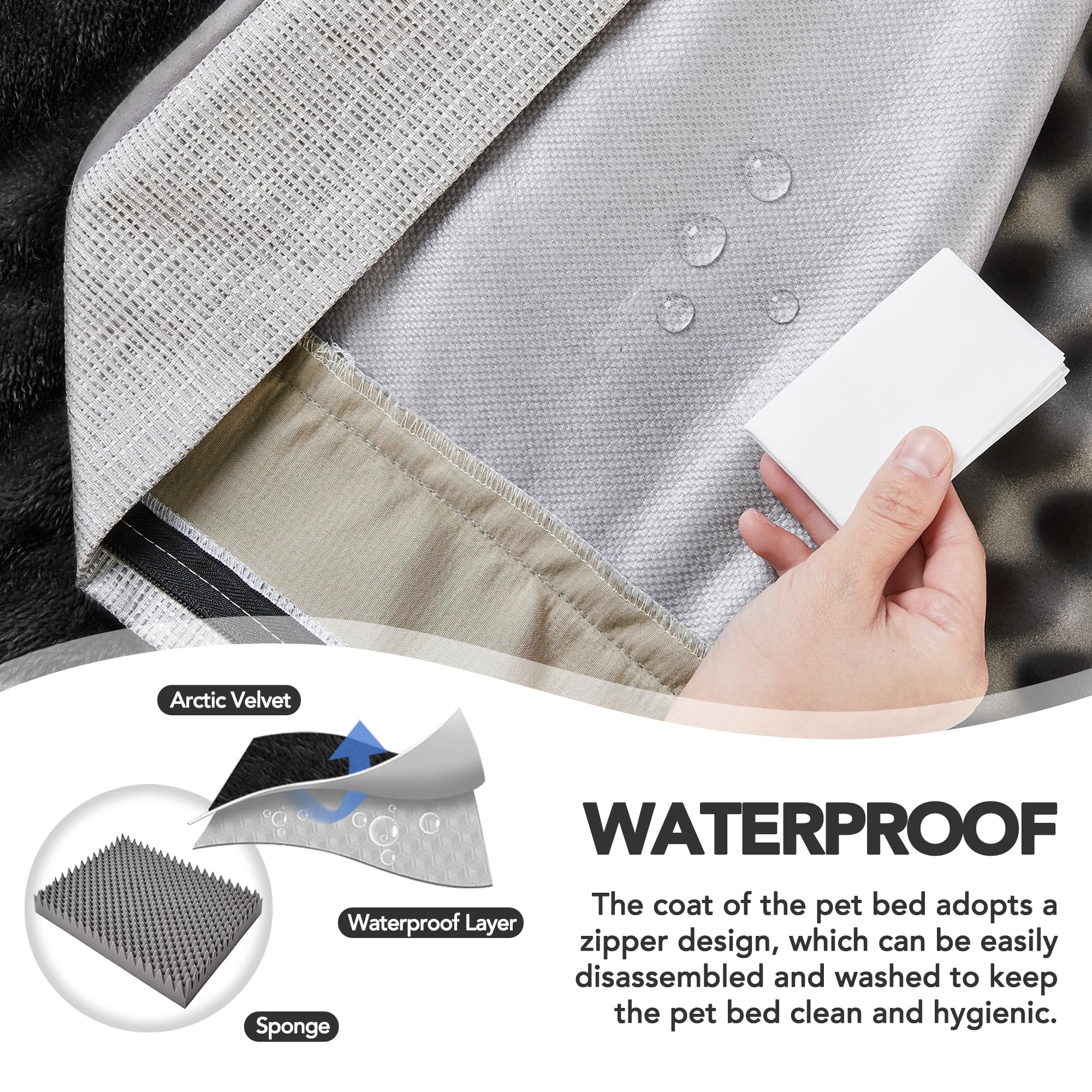 The Luna Cloud Bed™ — Premium Orthopedic Dog Bed