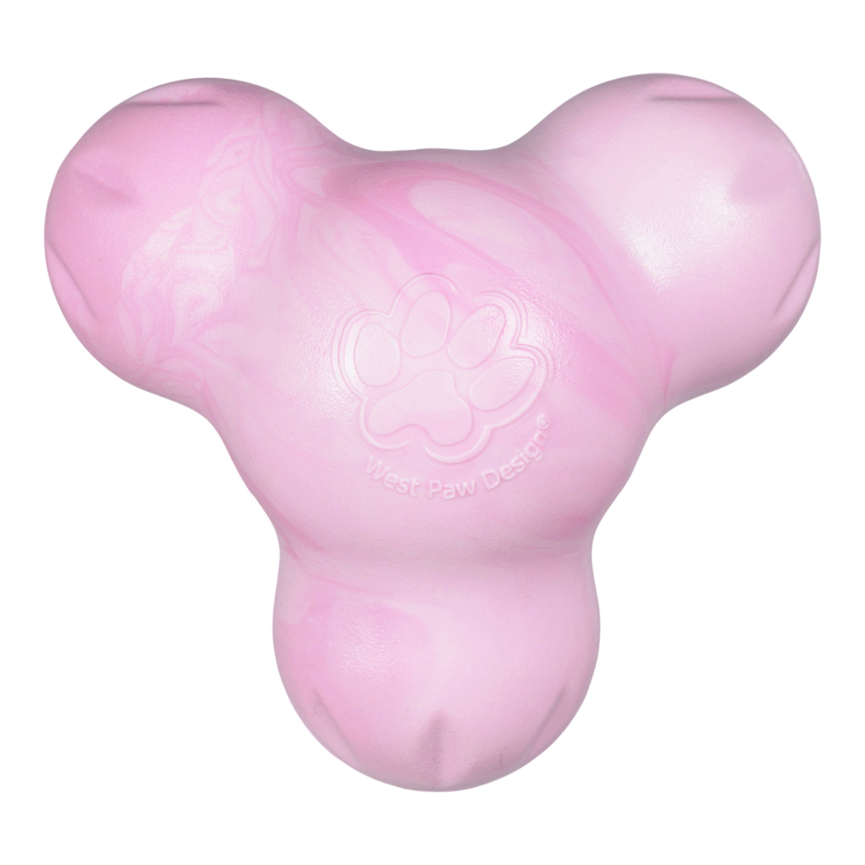 Tux Bubblegum Swirl West Paw toy — dishwasher safe