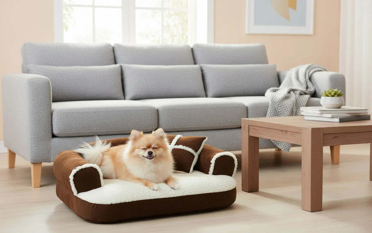 Petmate Sofa Dog Bed + Bonus Pillow