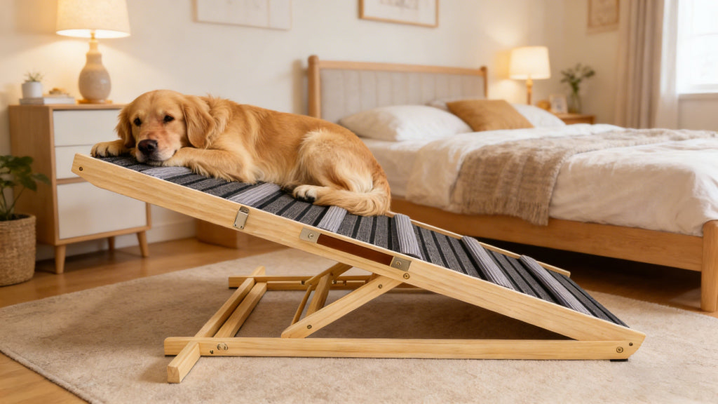 The Luna Ramp™ — Foldable Dog Steps for Couch & Car