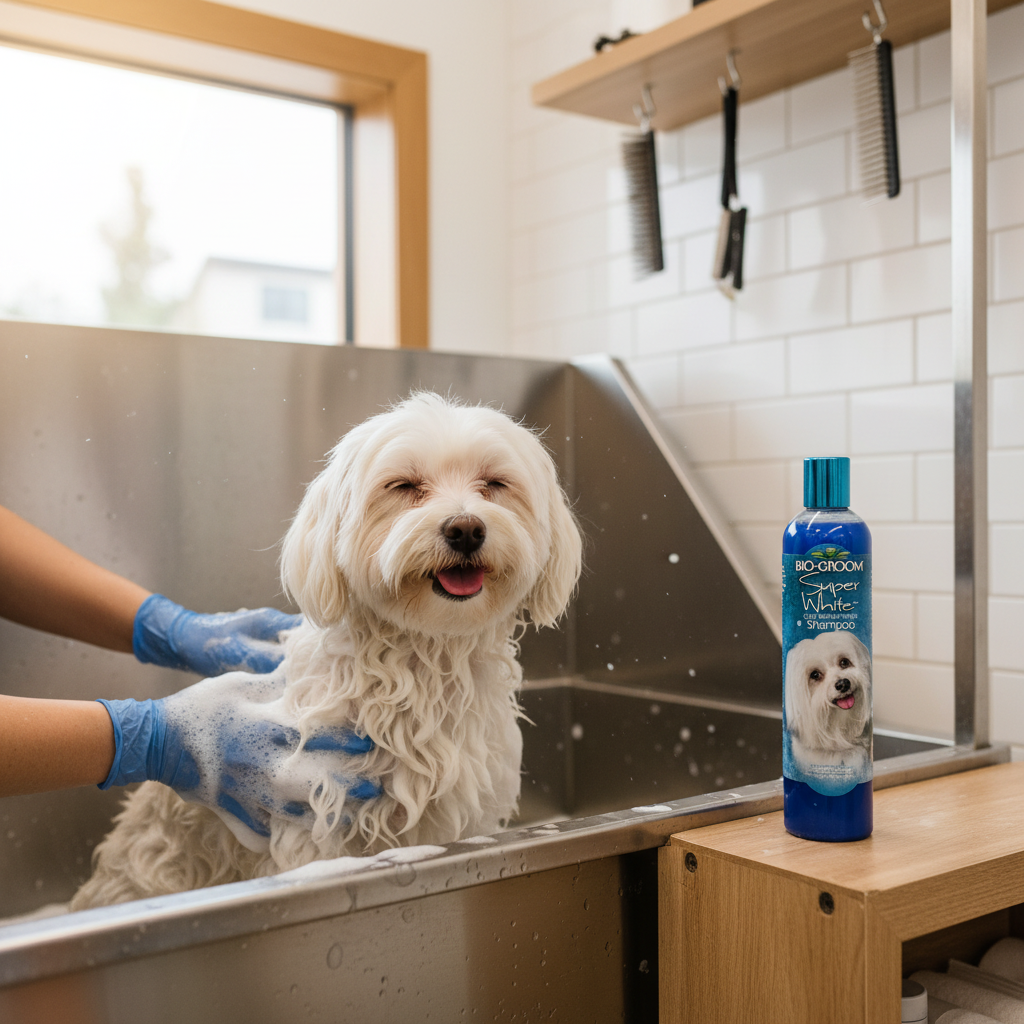 Bio-Groom Super White — Brightening Shampoo for Light Coats