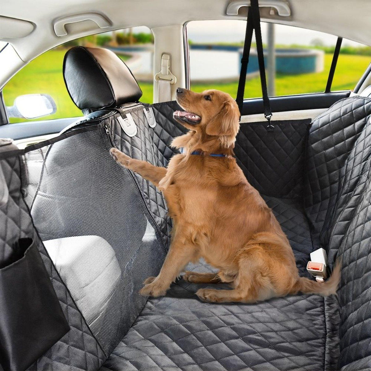 The Luna Shield™ — Waterproof Pet Car Seat Cover